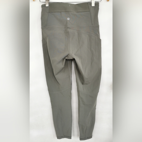 Lululemon Rogue Renegade Super High Rise Tight 25"Grey Sage 8 - Picture 6 of 10